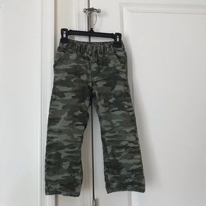 Lined BabyGap Camouflage Pants toddler size4T VGUC